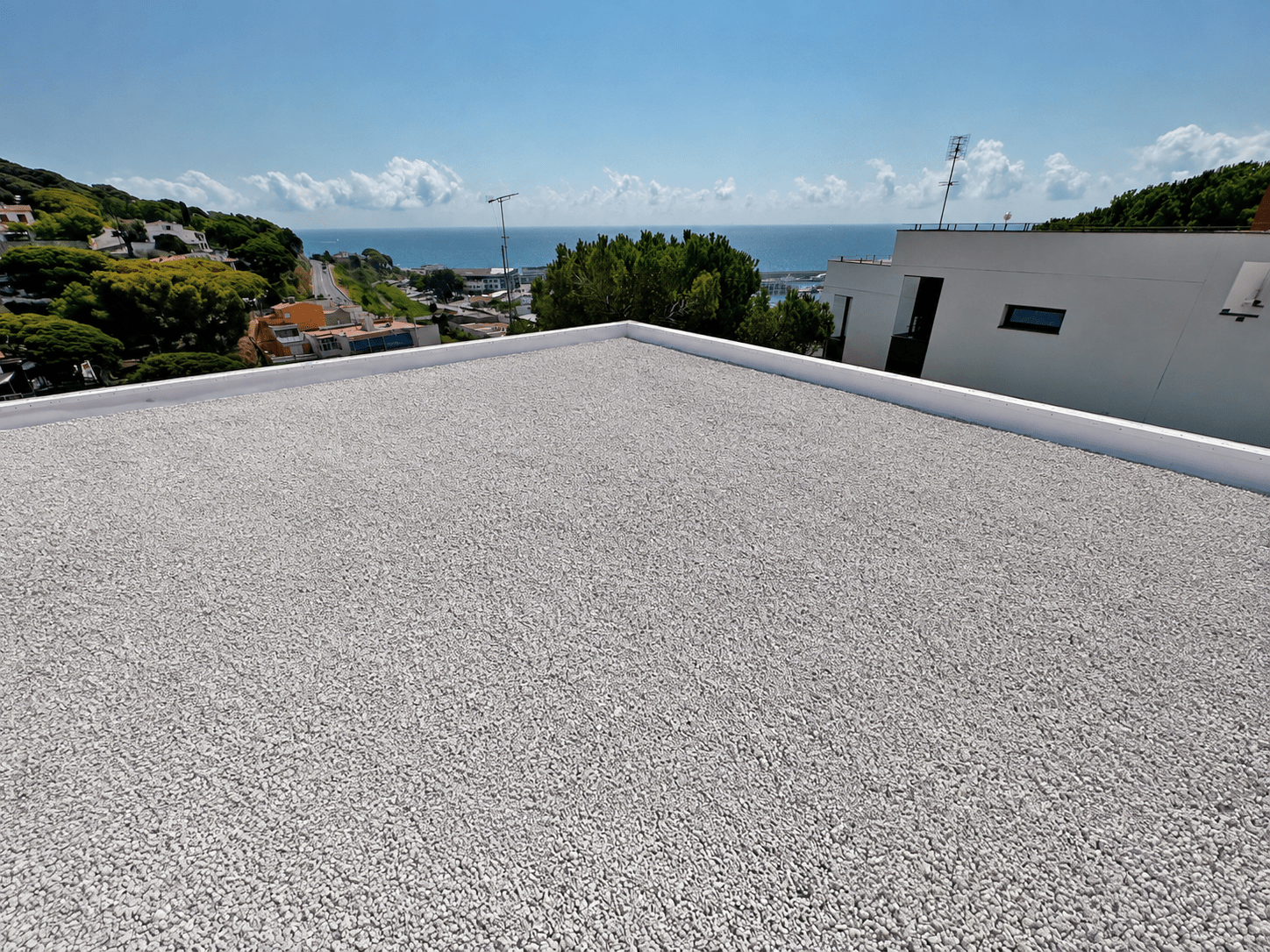 Impermeabilización de cubierta plana en Arenys de Mar